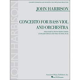 G. Schirmer Concerto for Bass Viol And Orchestra Double Bass And Piano Reductions By Harbison