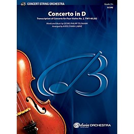 Alfred Concerto in D String Orchestra Grade 3.5 Set