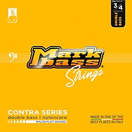 Markbass Contra Series Nylon Flat Wound Nyloncore Double Bass Strings