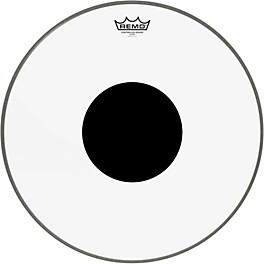 Remo Controlled Sound Clear With Black Dot Bass Drum Head