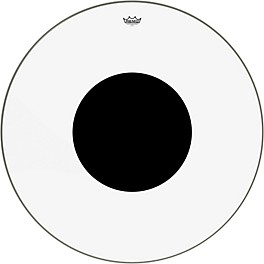 Remo Controlled Sound Clear with Black Dot Bass Drum Head