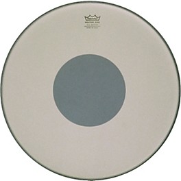 Remo Controlled Sound Smooth White with Black Dot Bass Drum