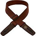 Lock-It Straps Cotton 2" Locking Guitar Strap Brown