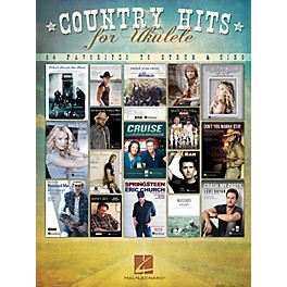 Hal Leonard Country Hits for Ukulele (24 Favorites to Strum & Sing) Ukulele Series Softcover Performed by Various
