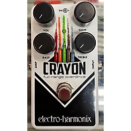 Used Electro-Harmonix Crayon Full Range Overdrive Effect Pedal