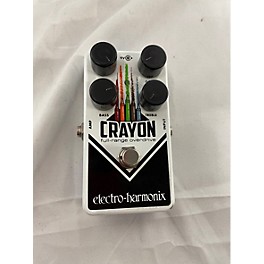 Used Electro-Harmonix Crayon Full Range Overdrive Effect Pedal