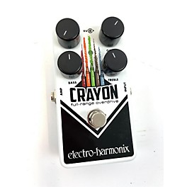 Used Electro-Harmonix Crayon Full Range Overdrive Effect Pedal