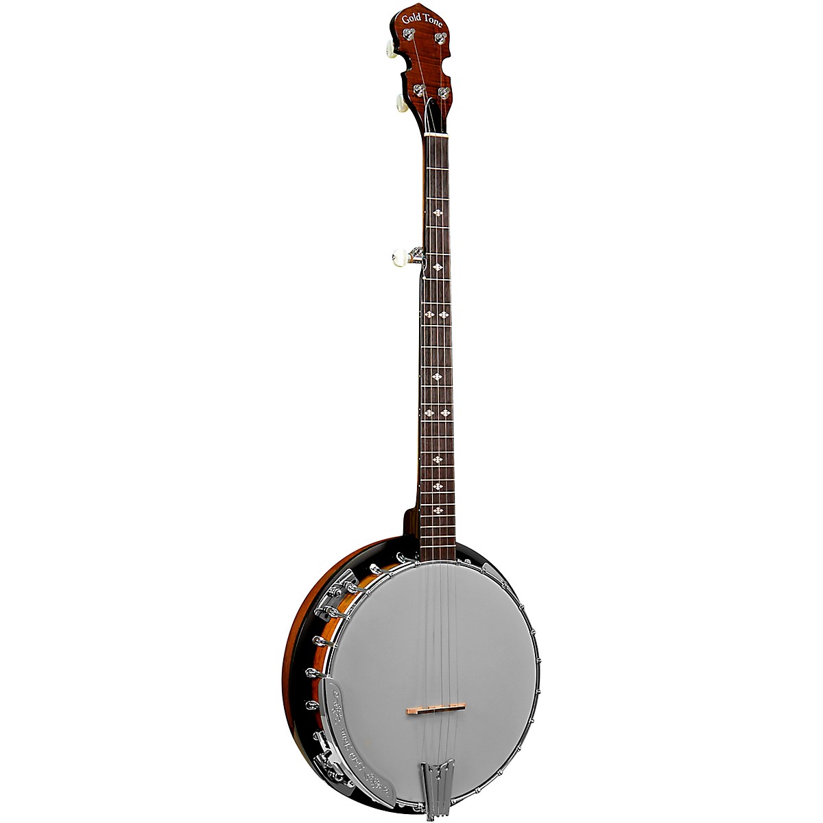 Gold Tone Cripple Creek Left-Handed Upgraded Resonator Banjo Gloss ...