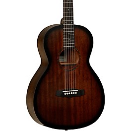 Open Box Tanglewood Crossroads Parlor Mahogany Acoustic Guitar Level 1 Whiskey Barrel Burst