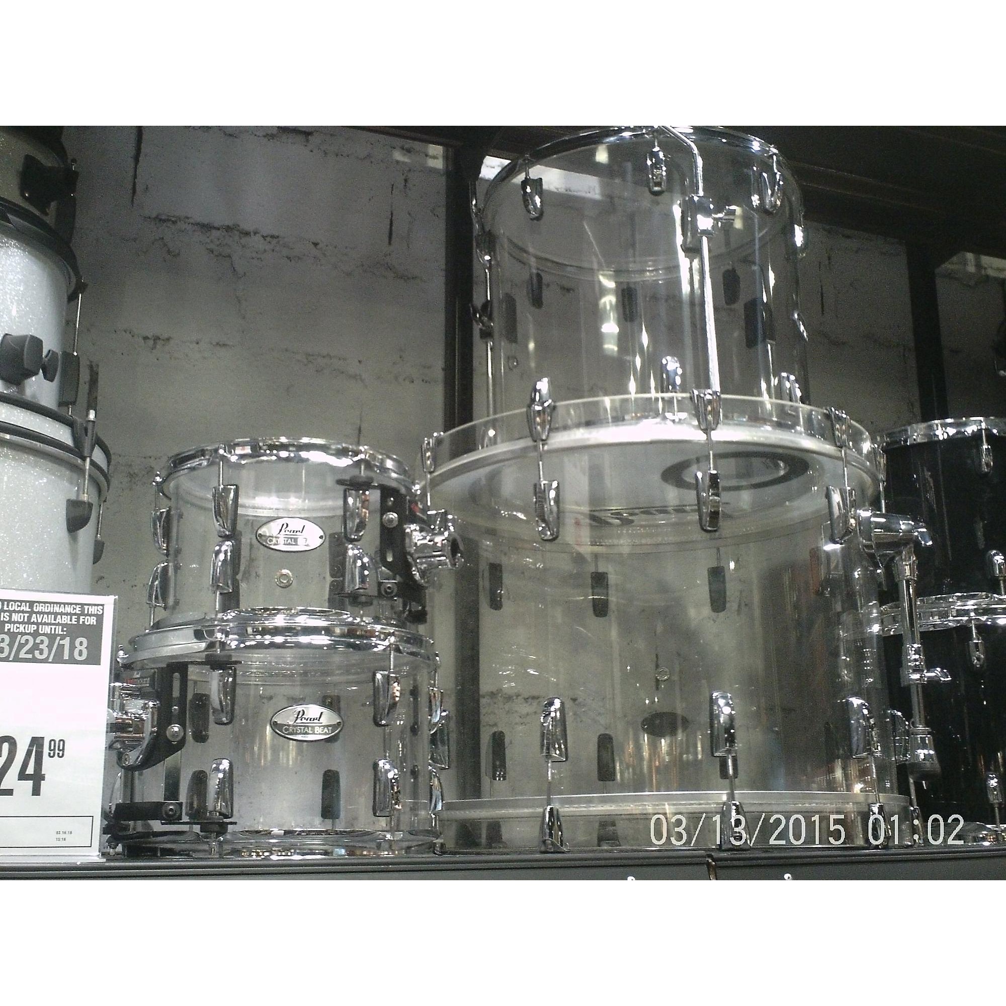 Used Pearl Crystal Beat Drum Kit Guitar Center