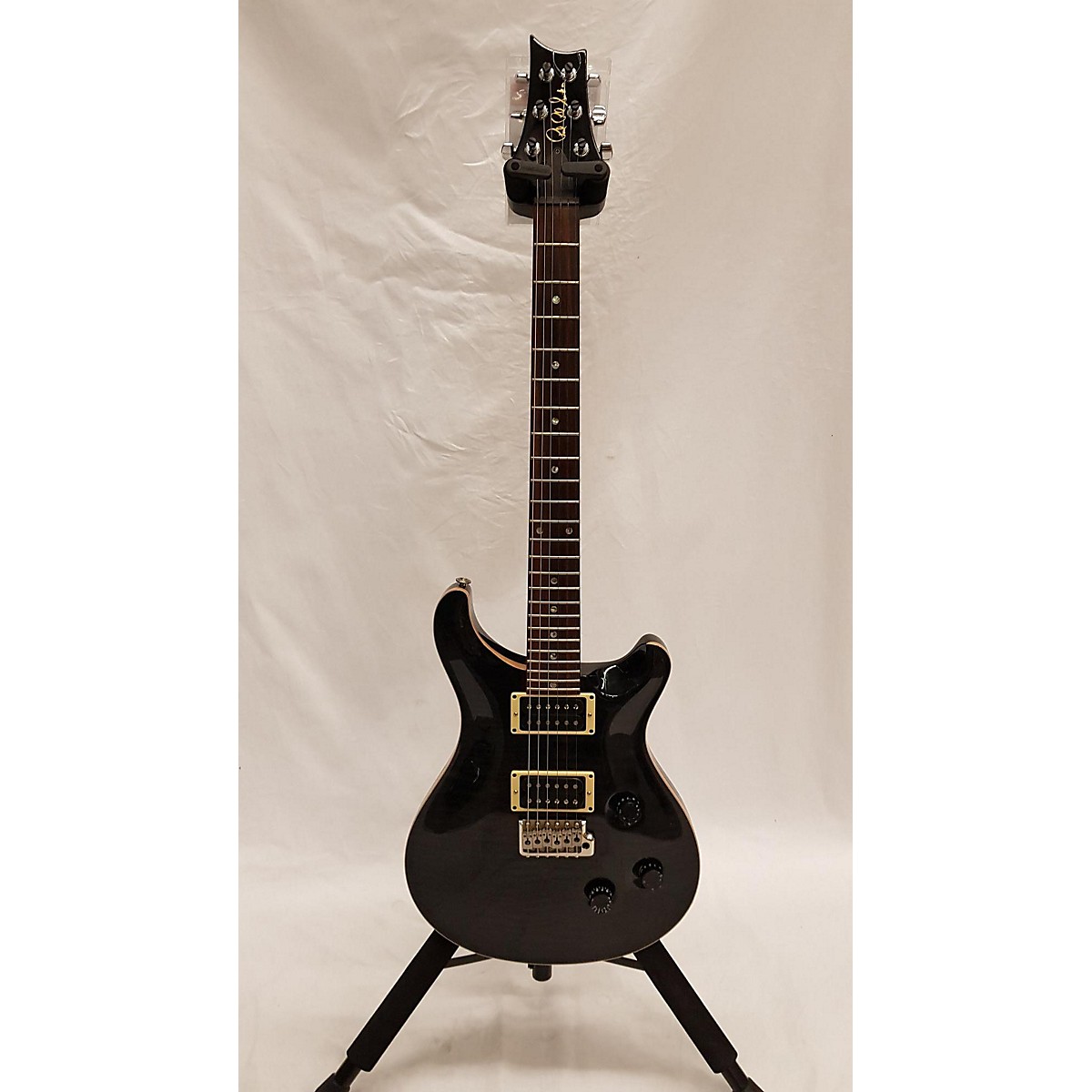 Used PRS Custom 24 Solid Body Electric Guitar Black | Guitar Center