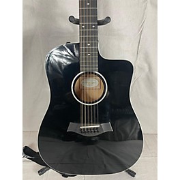 Used Taylor Custom 250ce-BLK DLX 12 String Acoustic Electric Guitar