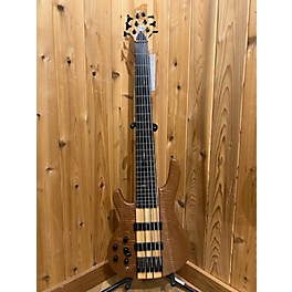 Used Wolf Custom 6 String Left Handed Electric Bass Guitar