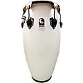 Toca Custom Deluxe Fiberglass Conga Margarita Blanca With Black Mirror Chrome Hardware 11.75 in.