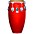 Toca Custom Deluxe Solid Fiberglass Congas 12.50 in. Red Sparkle