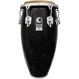 Toca Custom Deluxe Wood Shell Congas 11.75 in. Black Sparkle