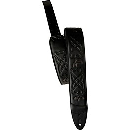 PRS Custom Faux Leather Birds Padded Guitar Strap Black 2.4 in.