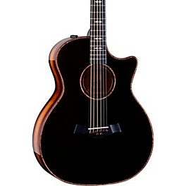 Taylor Custom Lutz Spruce-Black Limba Baritone 8-String Grand Auditorium Acoustic-Electric Guitar