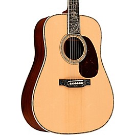 Martin Custom Shop 45 Style Dreadnought Figured Cocobolo- Euro Spruce Top- VTS Acoustic Guitar Natural