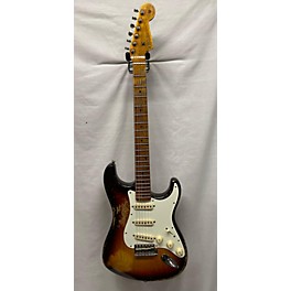 Used Fender Custom Shop Limited-edition Red Hot Strat Super Heavy Relic Solid Body Electric Guitar