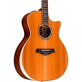Taylor Custom Western Red Cedar-Grafted Walnut Grand Auditorium Acoustic-Electric Guitar