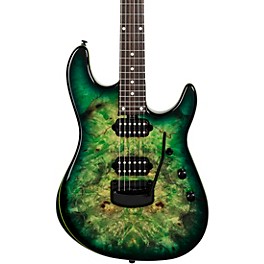 Ernie Ball Music Man Cutlass HH Trem 6 String Jason Richardson Burl Top Electric Guitar Kokiri Forest