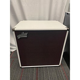 Used Aguilar DB410 4x10 White Bass Cabinet