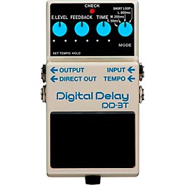Open Box BOSS DD-3T Digital Delay Effects Pedal Level 1