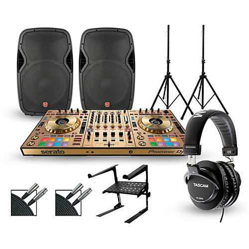 Pioneer DDJ-SZ2 Gold Edition with Harbinger V1015 DJ Package | Guitar