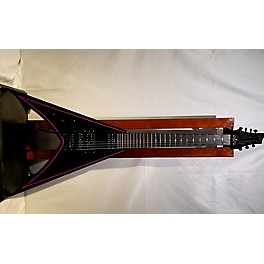 Used Schecter Guitar Research DIAMOND SERIES LEFTY 7 FLYING V Solid Body Electric Guitar