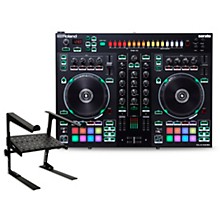 Roland DJ-505 DJ Controller with Laptop Stand