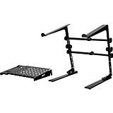 DJ Laptop Stand and Shelf Bundle Black