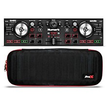 Numark DJ2GO2 TOUCH Pocket DJ Controller with Touch-Capacitive Jog Wheels and ProX Case