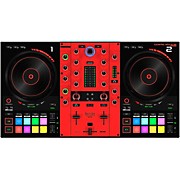 DJControl Inpulse 500 Limited-Edition 2-Channel DJ Controller With Carry Case Red