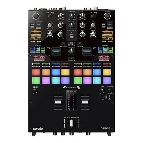 Pioneer Dj Djm S7 2 Channel Battle Mixer For Serato Dj Rekordbox With Performance Pads Guitar Center