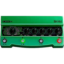Blemished Line 6 DL4 MkII Delay Guitar Effects Pedal Level 2 Green 197881124052