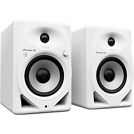Open Box Pioneer DJ DM-50D-BT 5" Desktop Monitor System with Bluetooth Functionality Level 1 White