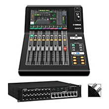 Yamaha DM3-D Ultracompact Digital Mixer With Tio1608-D2 Dante Stage Box and ProCon Shielded Cable