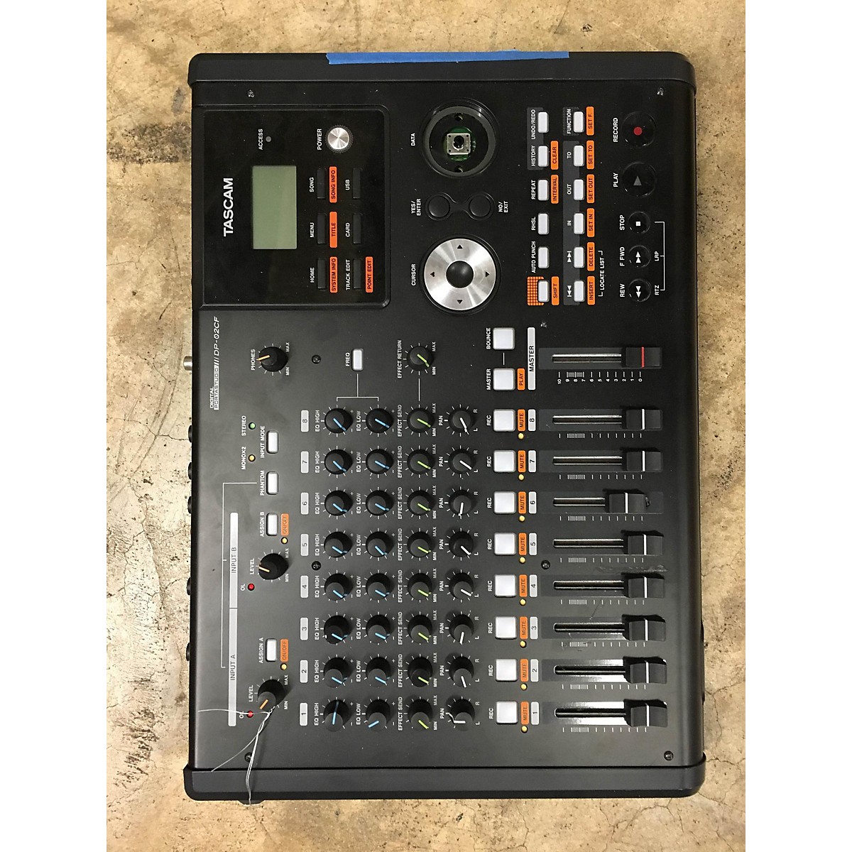 Used Tascam DP02CF MultiTrack Recorder Guitar Center