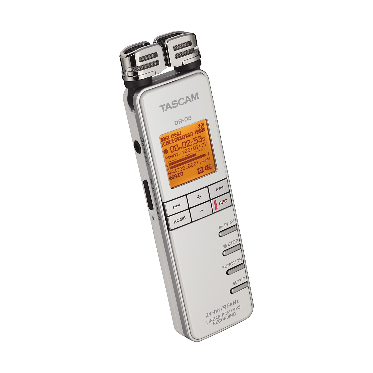Tascam Dr 08 Linear Pcm Mp3 Recorder Guitar Center