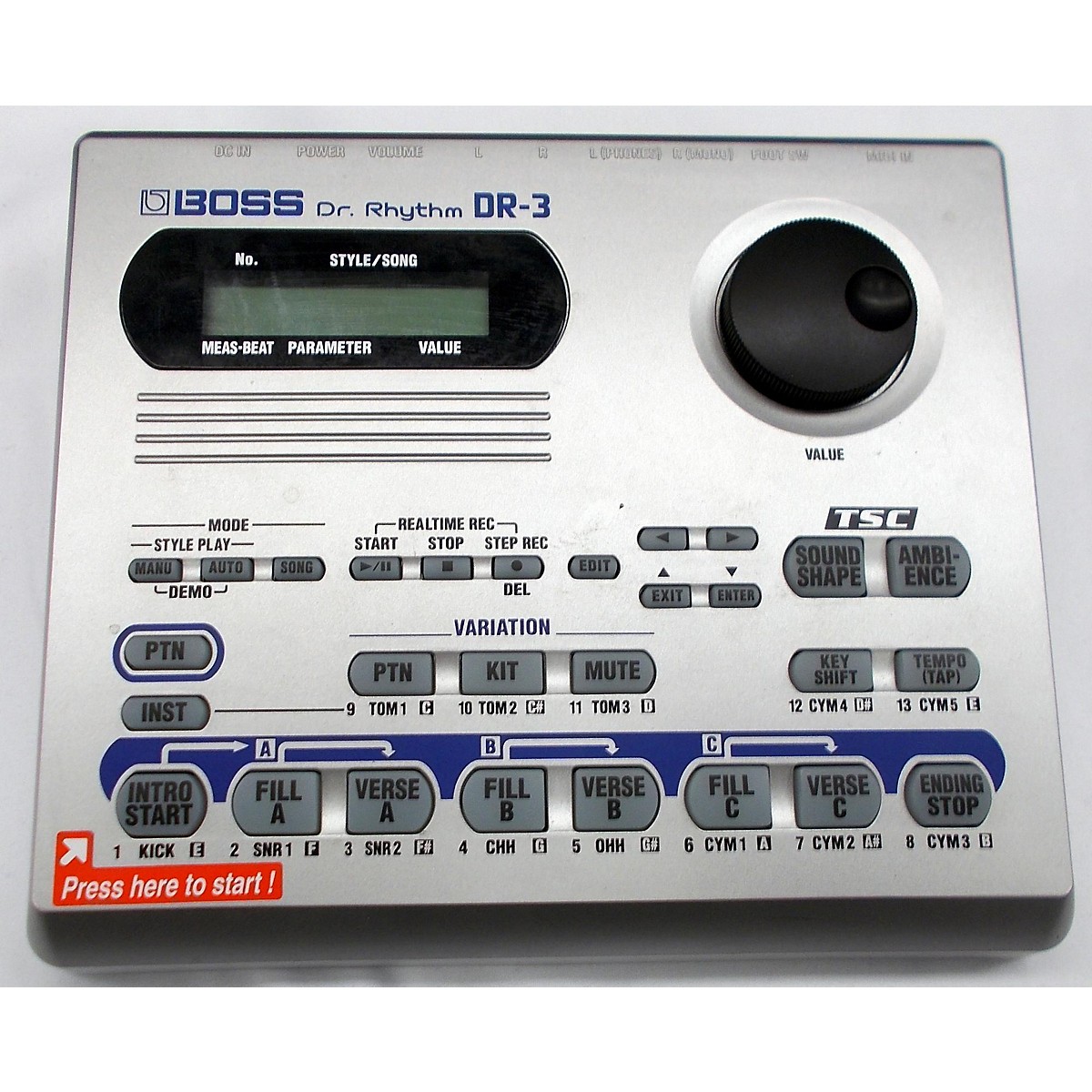 Used Boss DR3 Dr Rhythm Drum Machine Guitar Center