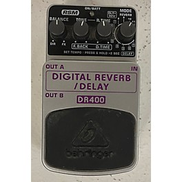 Used Behringer DR400 Digital Reverb/Delay Effect Pedal