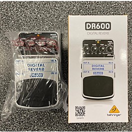 Used Behringer DR600 Digital Stereo Reverb Effect Pedal