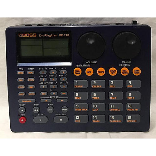 Used Boss DR770 Dr Rhythm Drum Machine Guitar Center