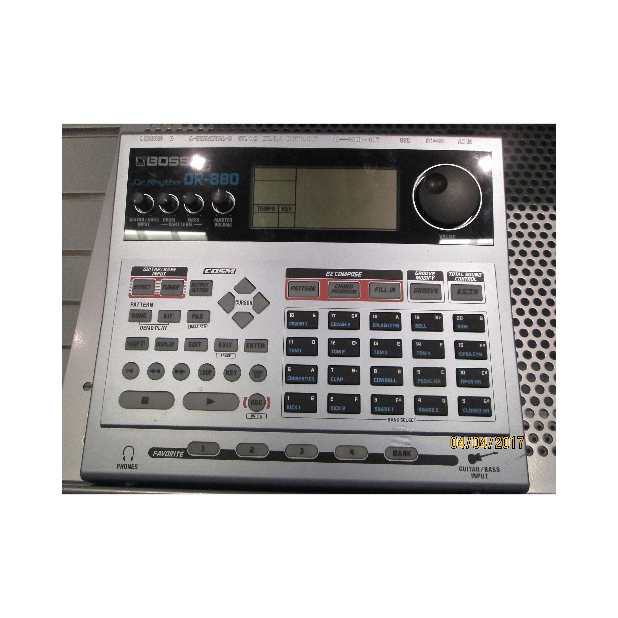 Used Boss DR80 Drum Machine Guitar Center