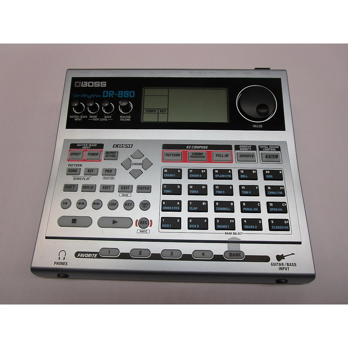 Used Boss DR880 Dr Rythym Drum Machine Guitar Center