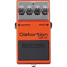 BOSS DS-1X Distortion Guitar Effects Pedal