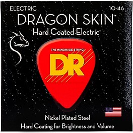 DR Strings DSE-10 Dragon Skin Coated Medium Electric Guitar Strings