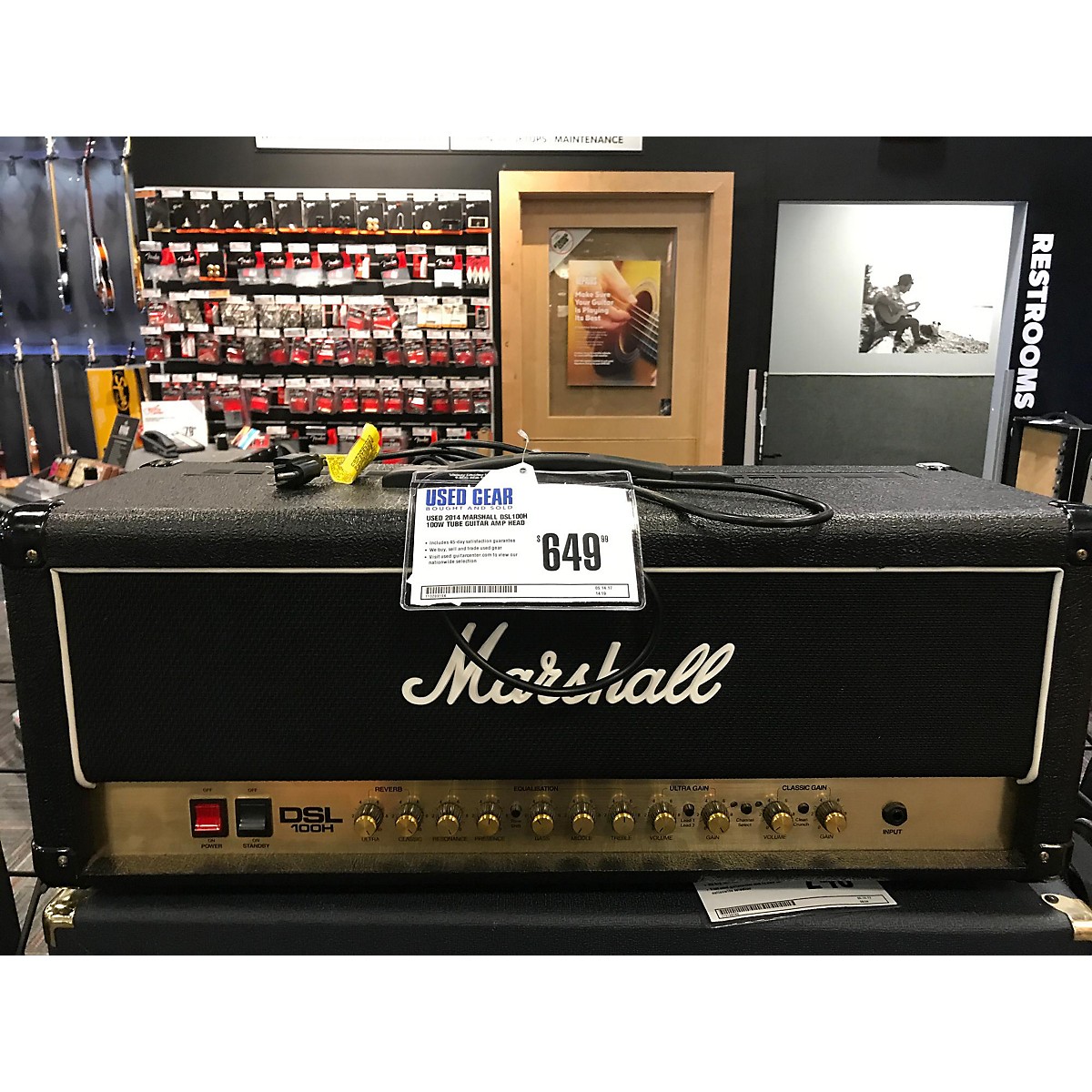 Used Marshall DSL100H 100W Tube Guitar Amp Head | Guitar Center