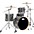 DW DWe Wireless Acoustic-Electronic Convertible 4-Piece Drum Set Bundle With 20" Bass Drum, Cymbal... Finish Ply Black Galaxy